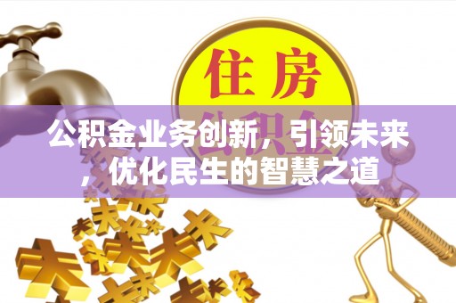 禹城公积金业务创新，引领未来，优化民生的智慧之道