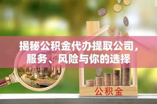 禹城揭秘公积金代办提取公司，服务、风险与你的选择