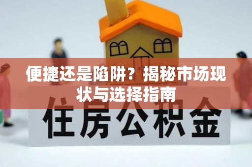 禹城便捷还是陷阱？揭秘市场现状与选择指南