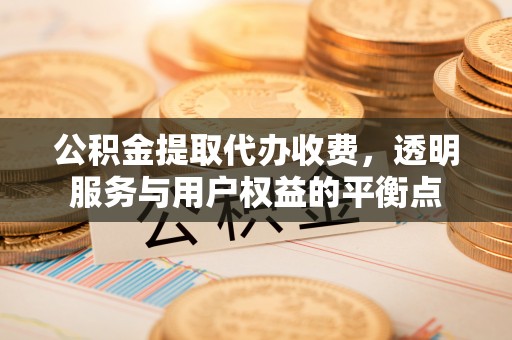禹城公积金提取代办收费，透明服务与用户权益的平衡点