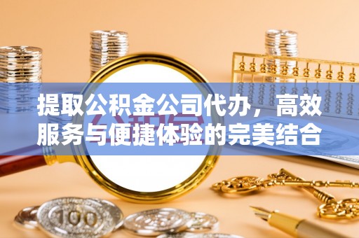 禹城提取公积金公司代办，高效服务与便捷体验的完美结合